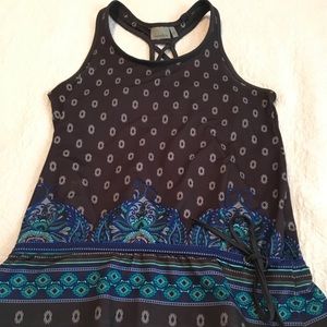 Racerback workout top.